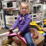Little Girl on saddle sidekick